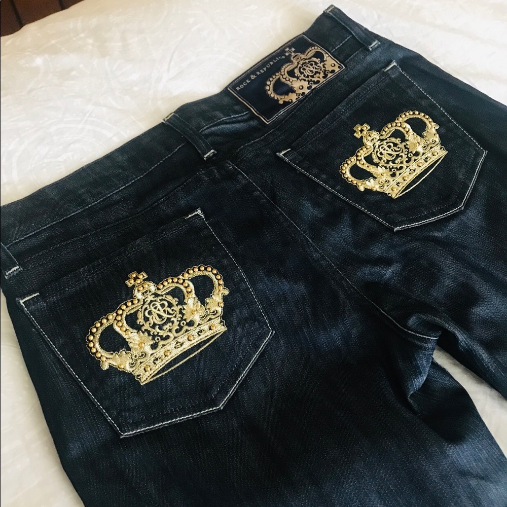 Rock & Republic dark wash jeans - size 29